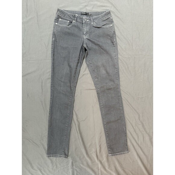 Prana Gray Skinny Jeans Sz 28 4 Womens Denim Stretch Pants Casual Leisure
